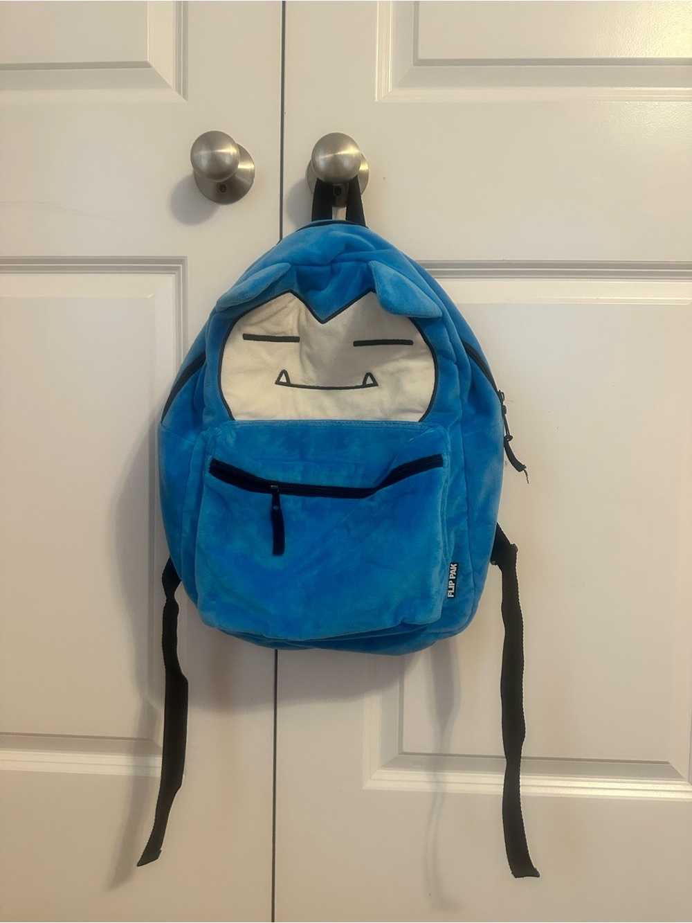 Spencer's Blue Plush Character Backpack for Men